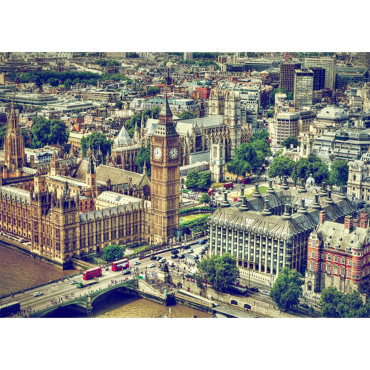 Пазл HUADADA Big Ben Air Supervision 1000 деталей 70 x 50 см, фото №1