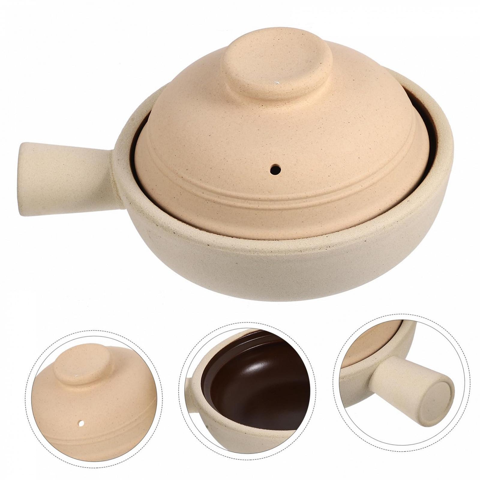 Ківш для супу Керамічний з кришкою та ручкою Термостійкий, фото №7