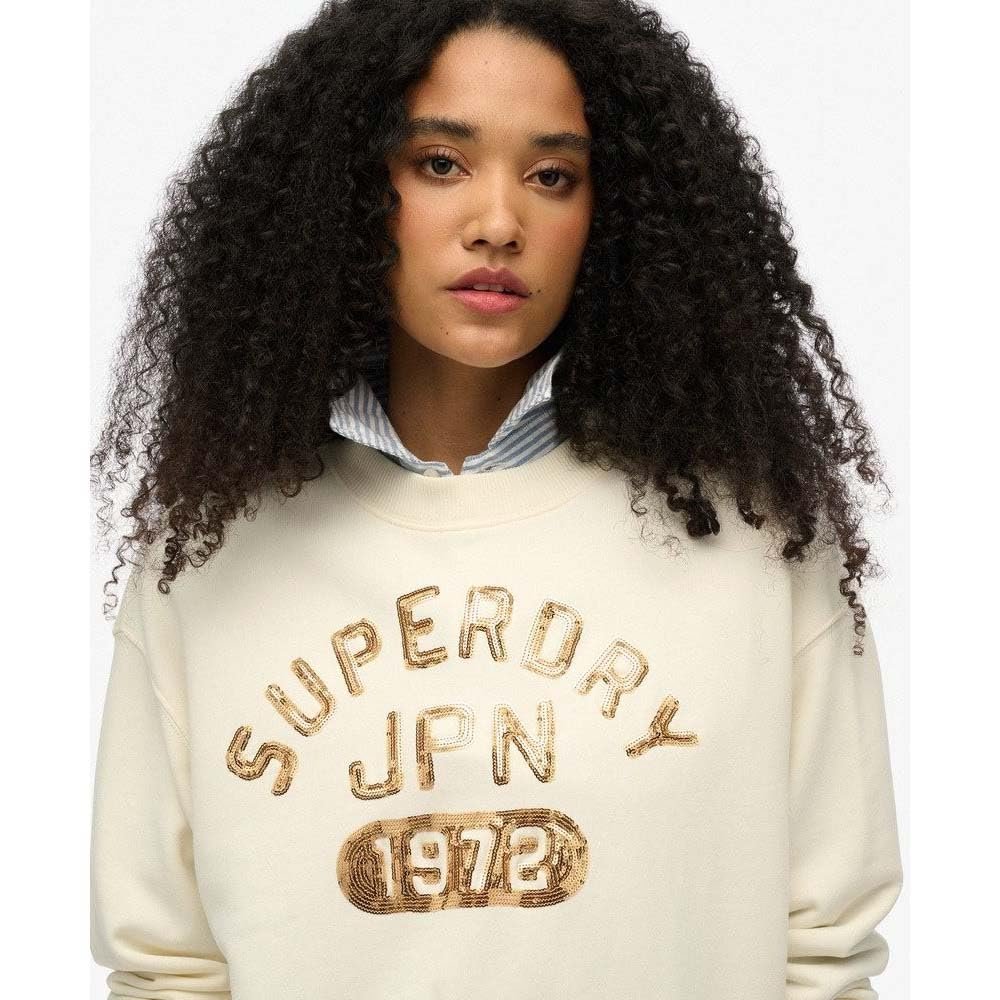 Кофта Superdry College свободного кроя с декоративными элементами, фото №3