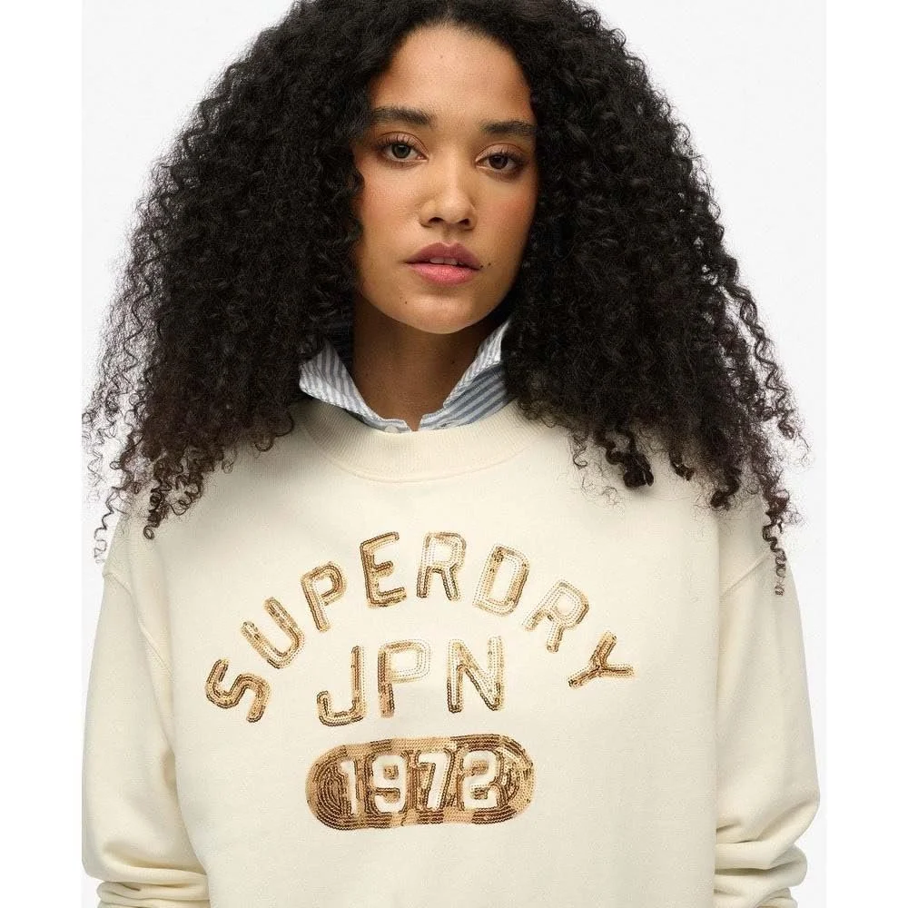 Кофта Superdry College вільного крою з декоративними елементами, фото №3