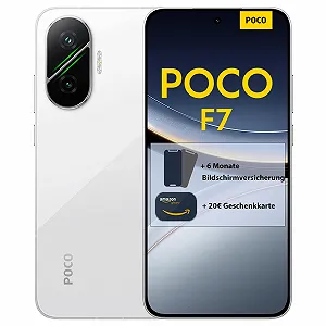 Смартфон XIAOMI Poco F7, 12 + 512 ГБ, Белый, Snapdragon 8s Gen 4, Аккумулятор 6500 мАч, Камера Sony 50 Мп с OIS, Дисплей AMOLED 6,83 дюйма 1,5K 120 Гц synthetic.ua - Фото 1