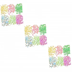 Украшение для ногтей Healvian, 3 шт., флуоресцентные смоляные самоцветы для маникюра, плоское дно для дизайна ногтей и креативного нейл-арта для женщин - Фото 1