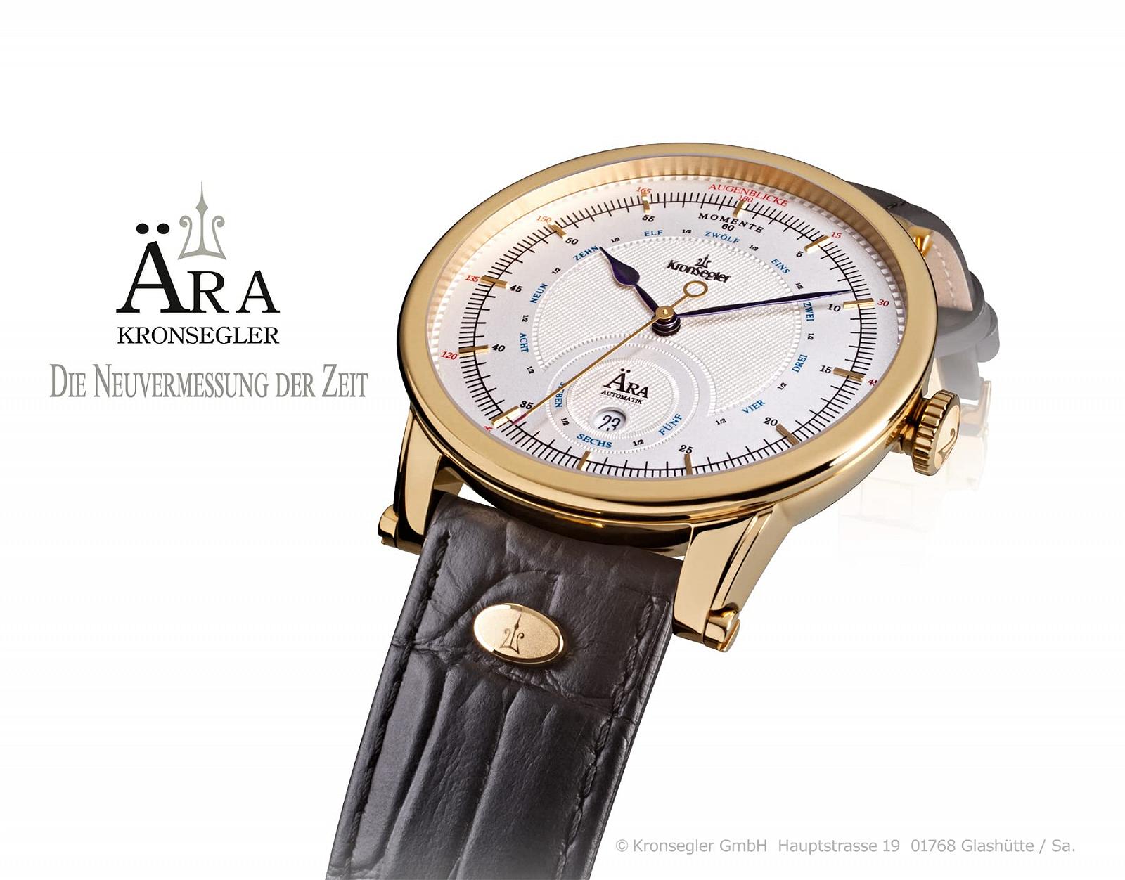 Автоматичний годинник Kronsegler ÄRA (Aera) золото-срібло, фото №3