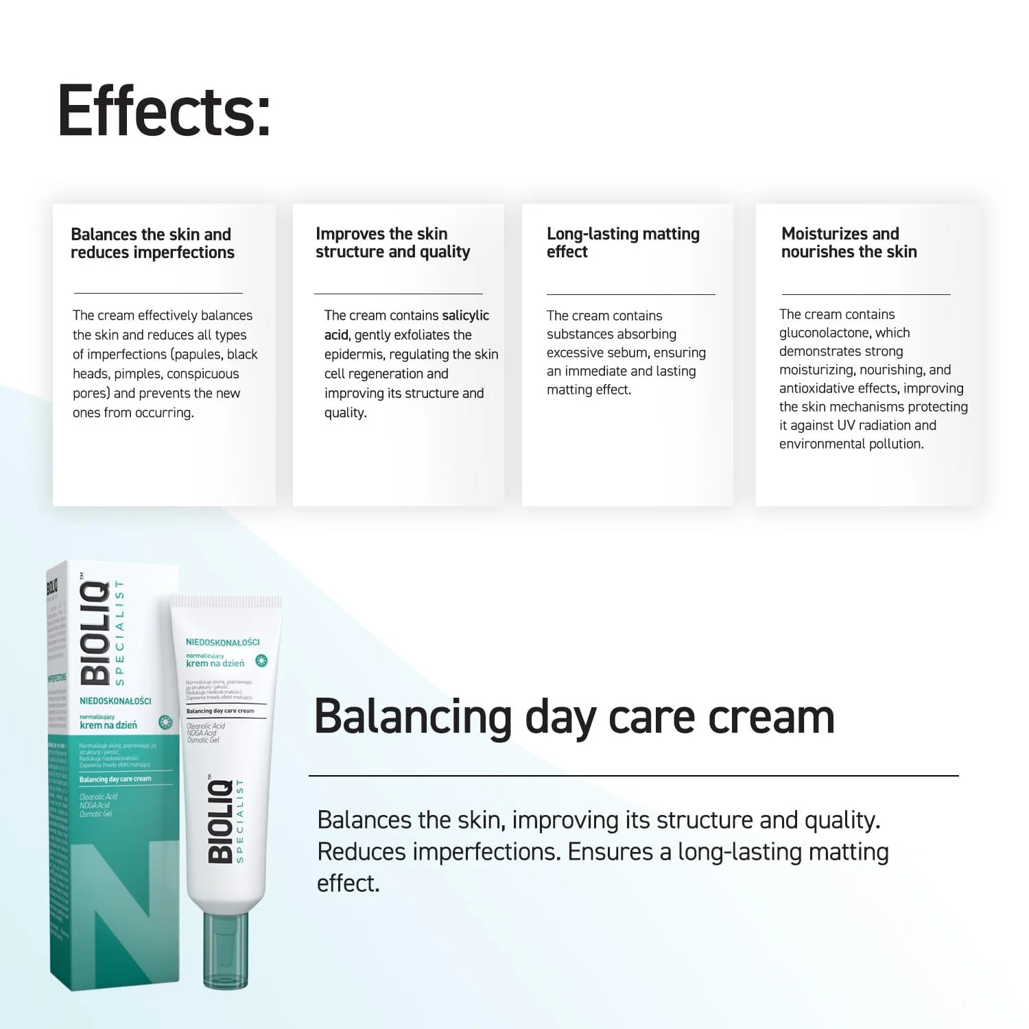 Денний крем Bioliq Specialist Detoxicating Normalizing для шкіри з акне 30 мл, фото №4 Денний крем Bioliq Specialist Detoxicating Normalizing для шкіри з акне 30 мл, фото №4