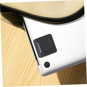 Подставка для ноутбука Мини NUOBESTY Складная, 2 шт., для эргономичной работы, стабильная, нескользящая, для дома, черная synthetic.ua - Фото 1