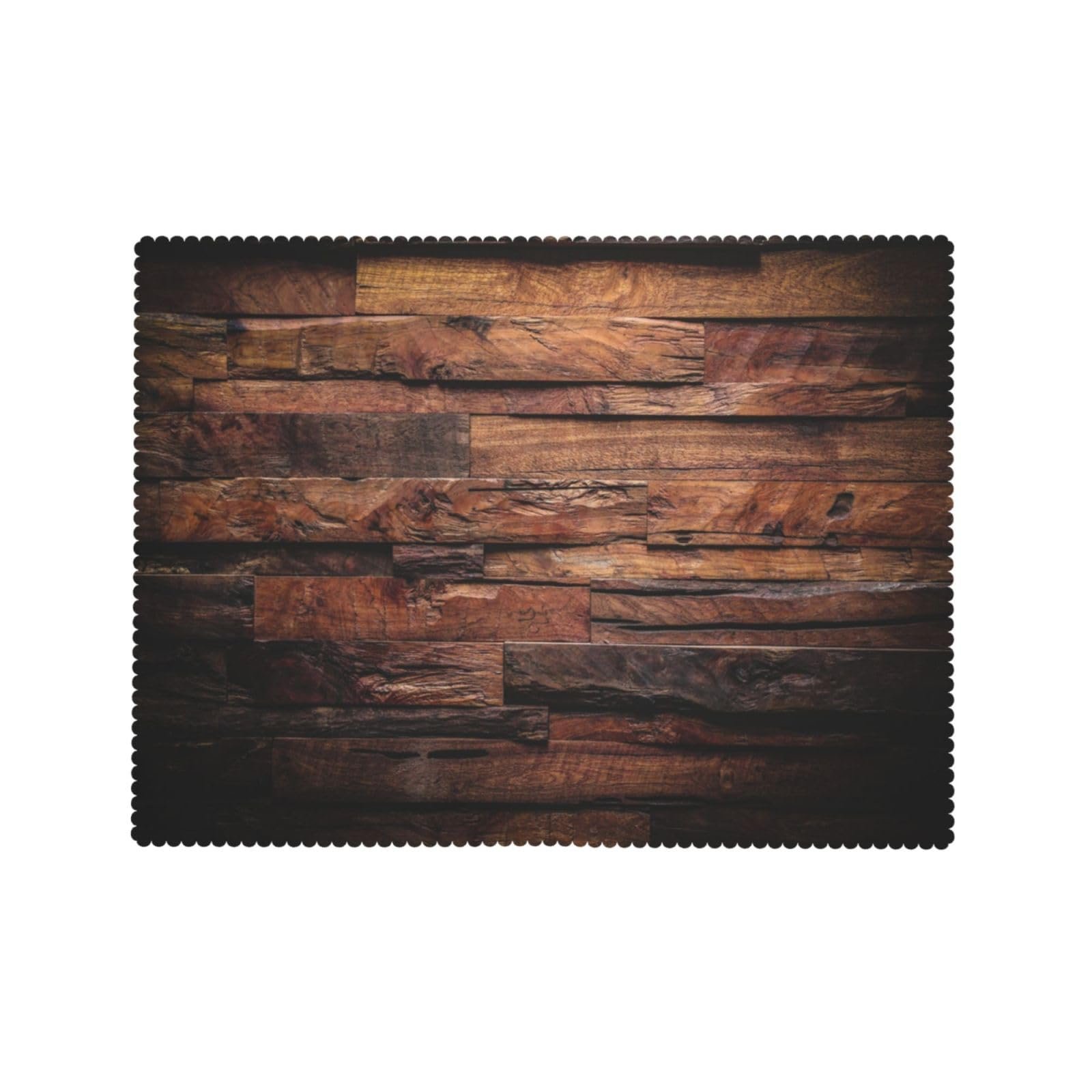 Скатертина Dark Wood Vintage Natural Wood 54x72 дюйми Коричнева, фото №4