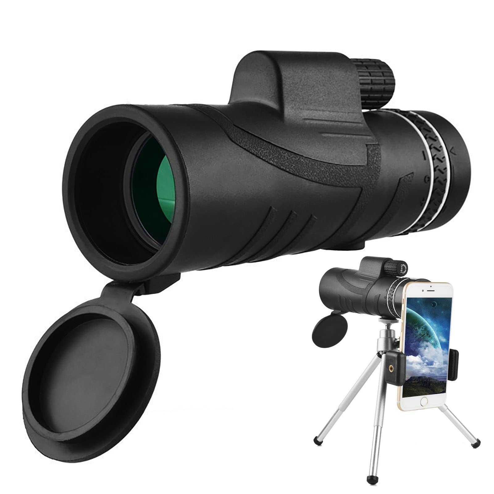 Монокуляр MRKU 10x42 HD Компактний Потужний Водонепроникний Легкий, фото №1