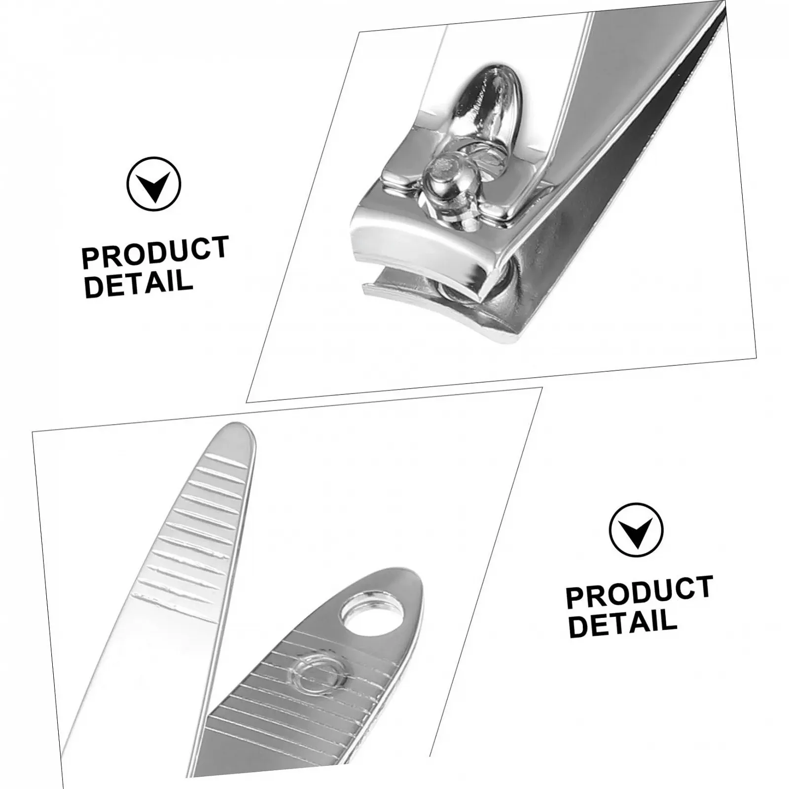 Кусачки для ногтей Beaupretty 20 шт. Брелок Кусачки для ногтей Металлические Кусачки для ногтей Маникюрные Кусачки для ногтей Кусачки для ухода за ногтями Серебряное покрытие, фото №8