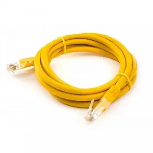 Патч-корд Vinga UTPCat5e 1 m CCA VCPPCCCS1Y - Фото 1