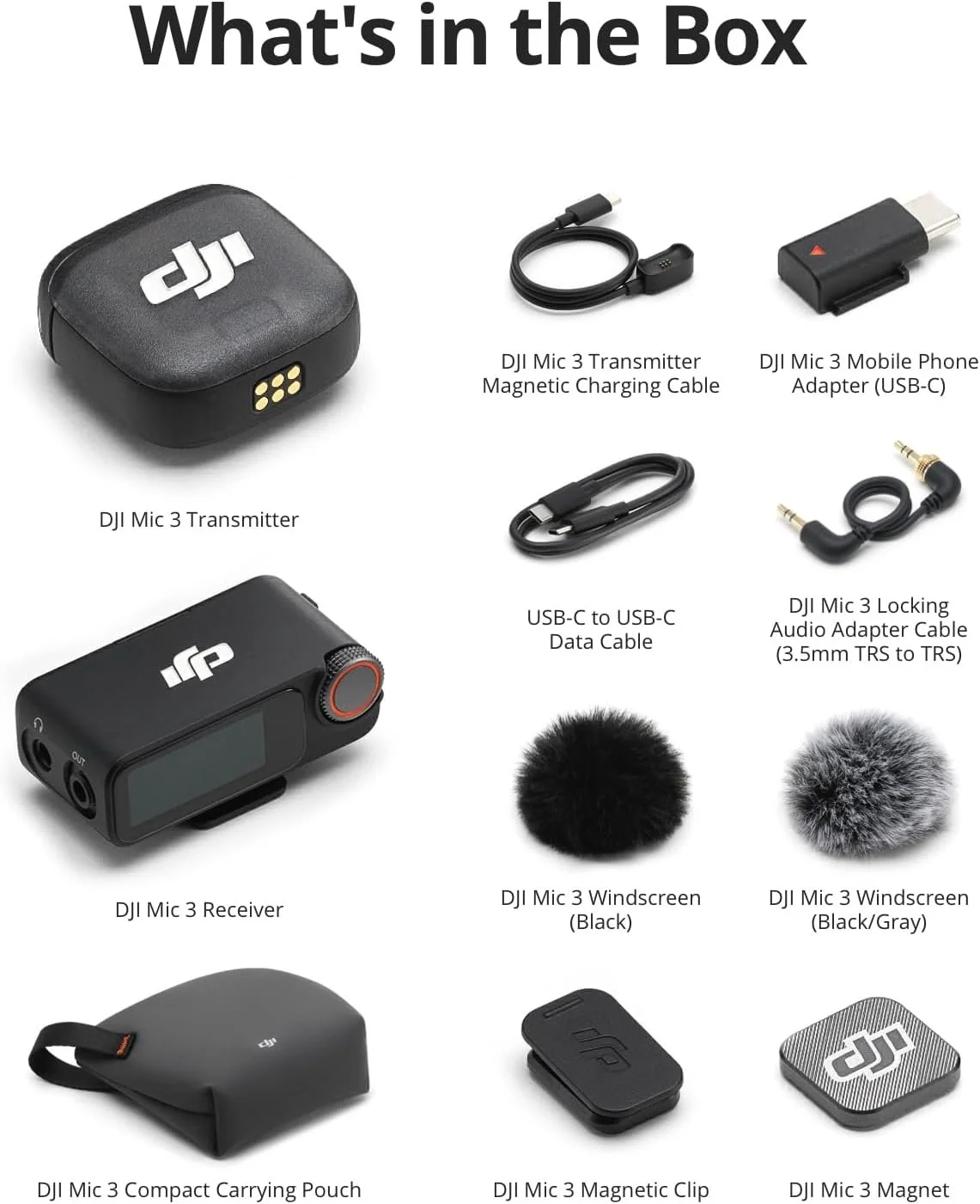 Беспроводной петличный микрофон DJI Mic 3 1 передатчик + 1 приемник, фото №6