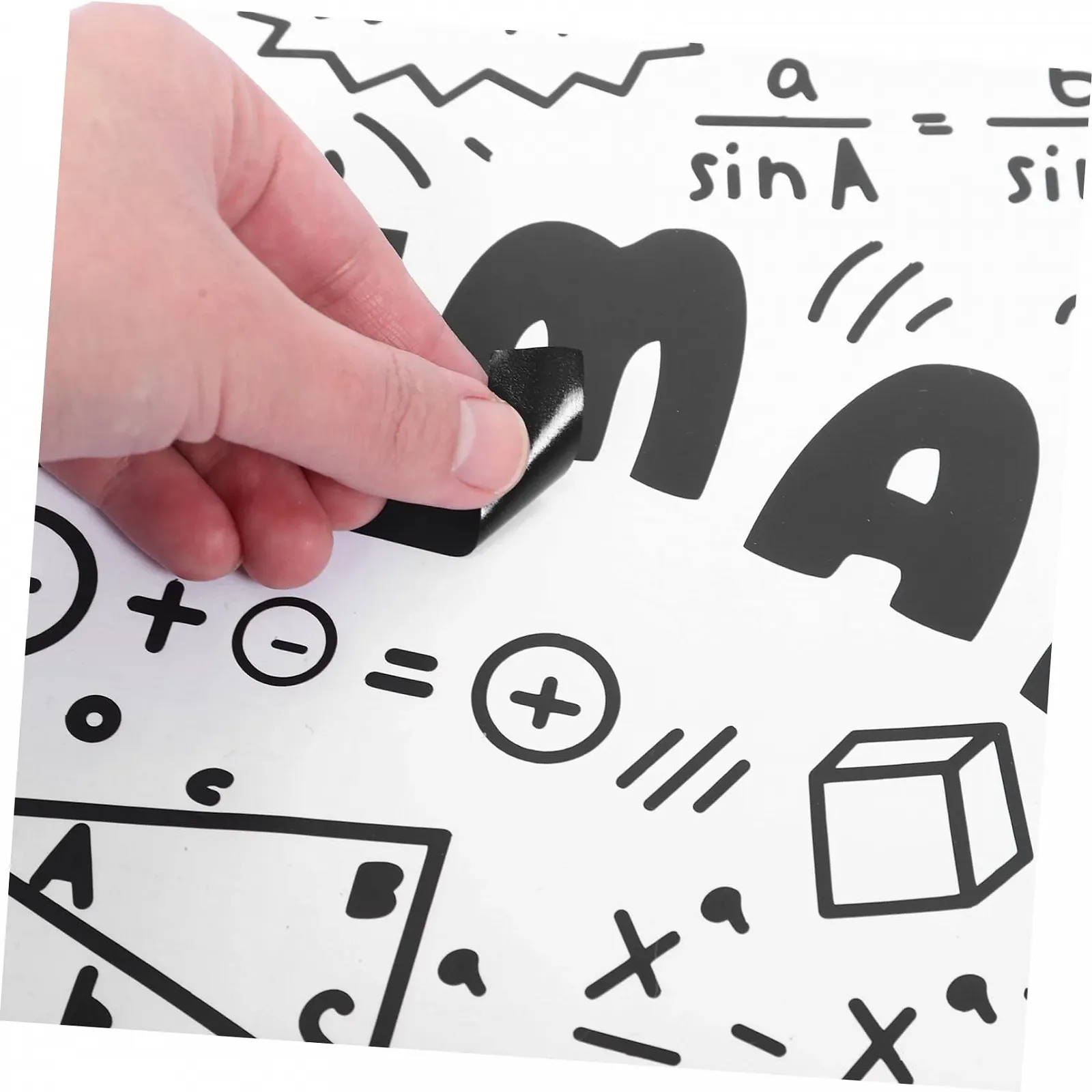 Наклейка на стіну Mathematics Formulas Numbers самоклеюча, фото №7