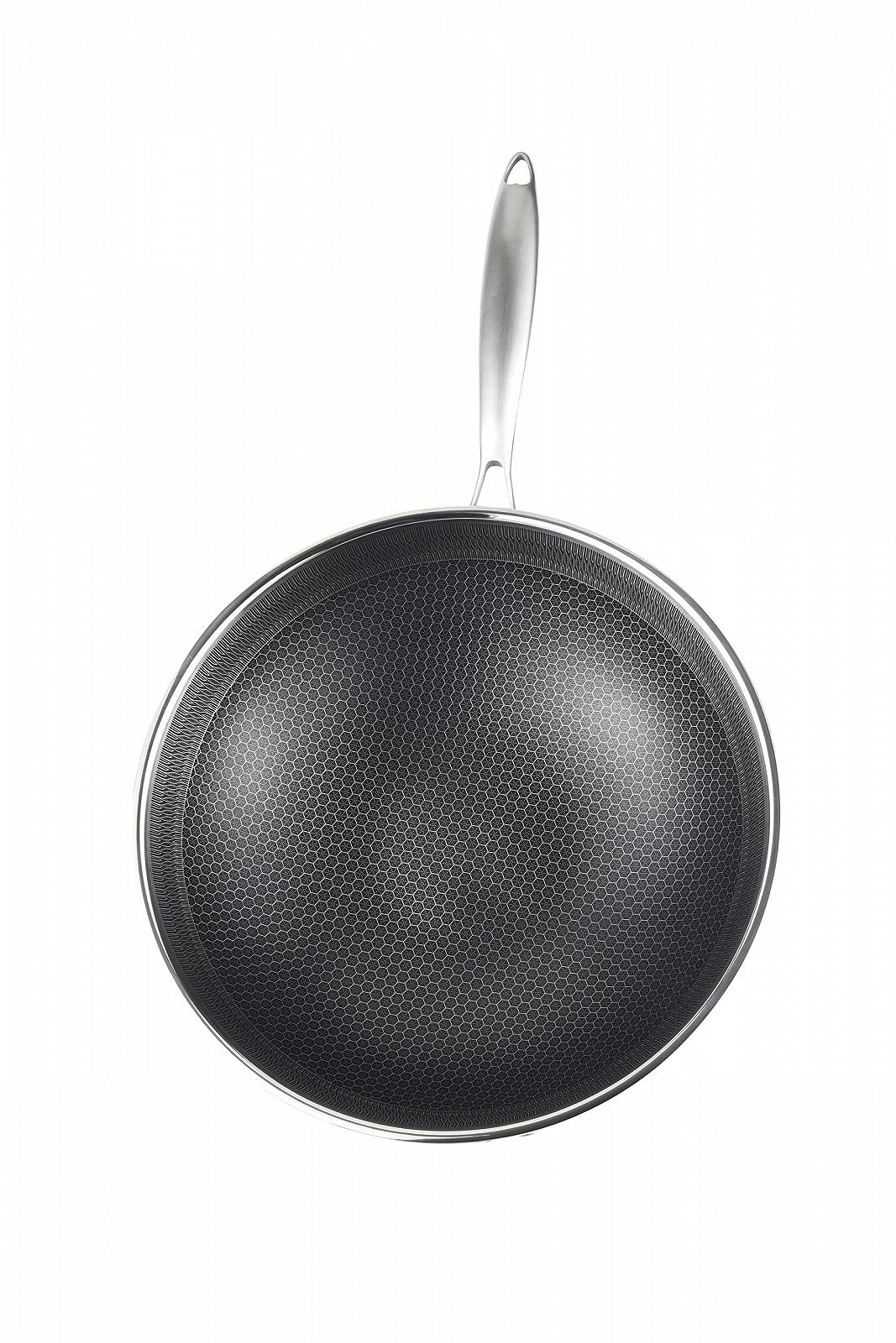 Сковорода Honeycomb Структура Диаметр 28 см Индукционная Антипригарная Устойчивая к царапинам, фото №3