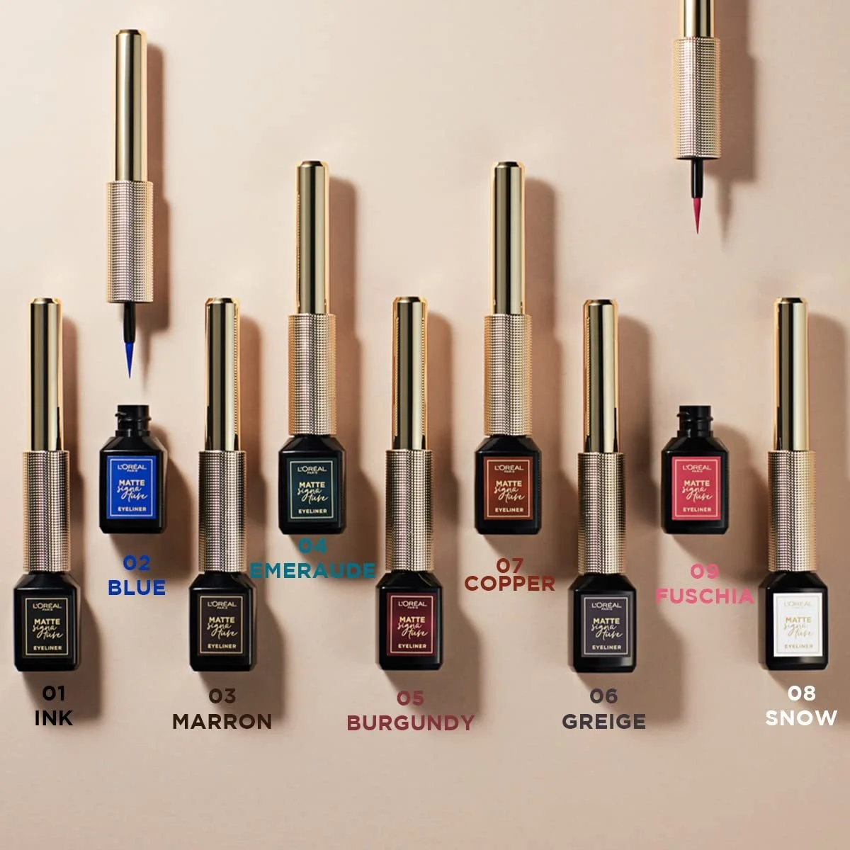 Eyeliner L'Oréal Paris Matte Signature n.04 Emaralde, фото №5 Eyeliner L'Oréal Paris Matte Signature n.04 Emaralde, фото №5