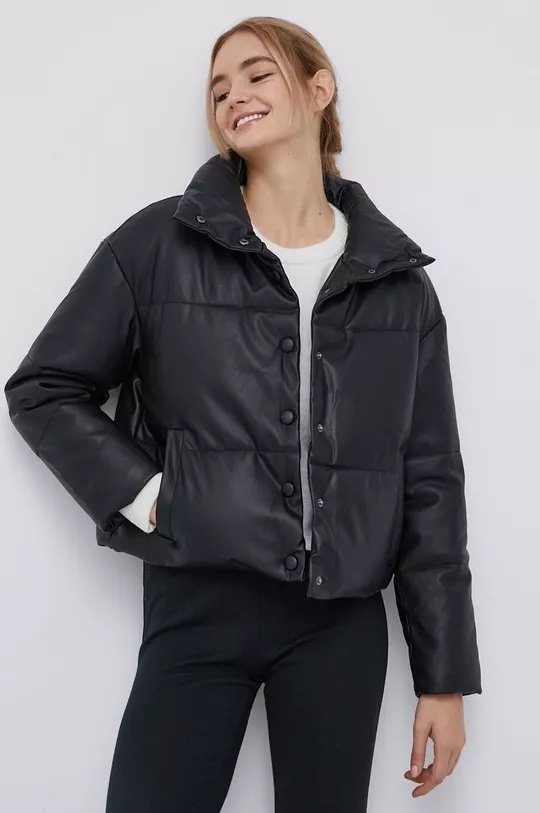 Куртка ONLY ONLLYDIA SHORT FAUX LEATHER PUFFER OTW 15235006 Черный S, фото №1