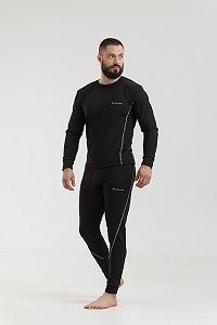 Термобілизна чоловіча Columbia чорний комлпект зимовий на флісі Коламбія synthetic.ua - Фото 1