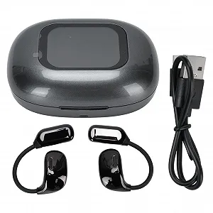 Устройство для перевода голоса Vikye AI, 150 языков, шумоподавление Bt, защита от дождя, беспроводной перевод в реальном времени, двустороннее общение для деловых встреч - Фото 1