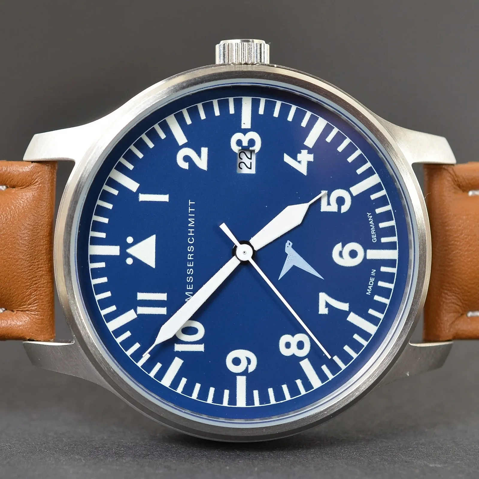 Годинник пілотський Messerschmitt ME-42B Blue ME-BLAUE42B, фото №5 Годинник пілотський Messerschmitt ME-42B Blue ME-BLAUE42B, фото №5