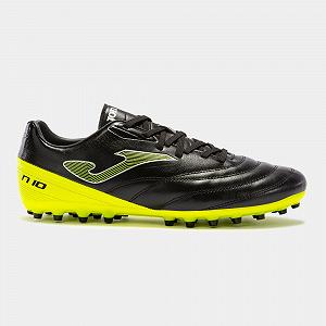 Бутсы Joma NUMERO-10 черные, желтые 44.5 - Фото 1