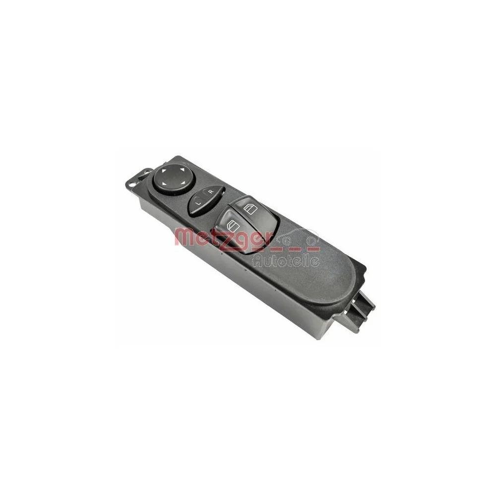 Перемикач склопідйомника METZGER 0916407 GREENPARTS для MERCEDES-BENZ, передній, фото №1