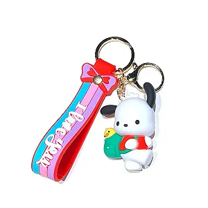 Брелок Санріо собачка Pacha Sanrio Pacha дитячий брелок на рюкзак, ключі 6 см synthetic.ua - Фото 1