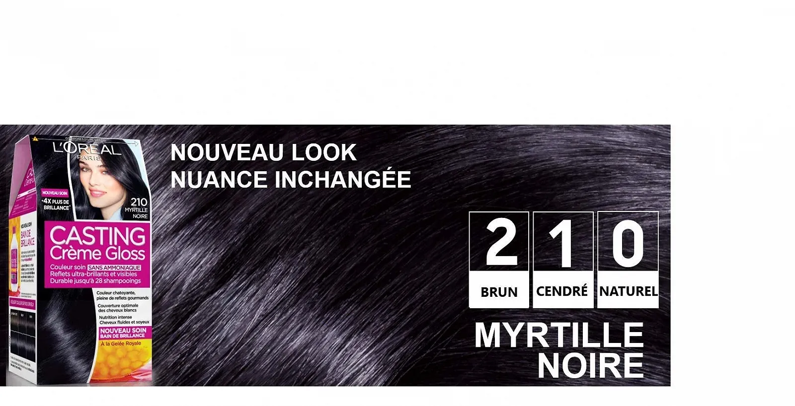 Фарба для волосся L'Oréal Paris Casting Creme Gloss, без аміаку, 2 упаковки, фото №4 Фарба для волосся L'Oréal Paris Casting Creme Gloss, без аміаку, 2 упаковки, фото №4