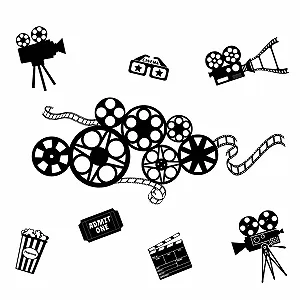 Наклейка на стіну SUPERDANT Film Roll Abstract Antique Cinema 30 x 90 см - Фото 1