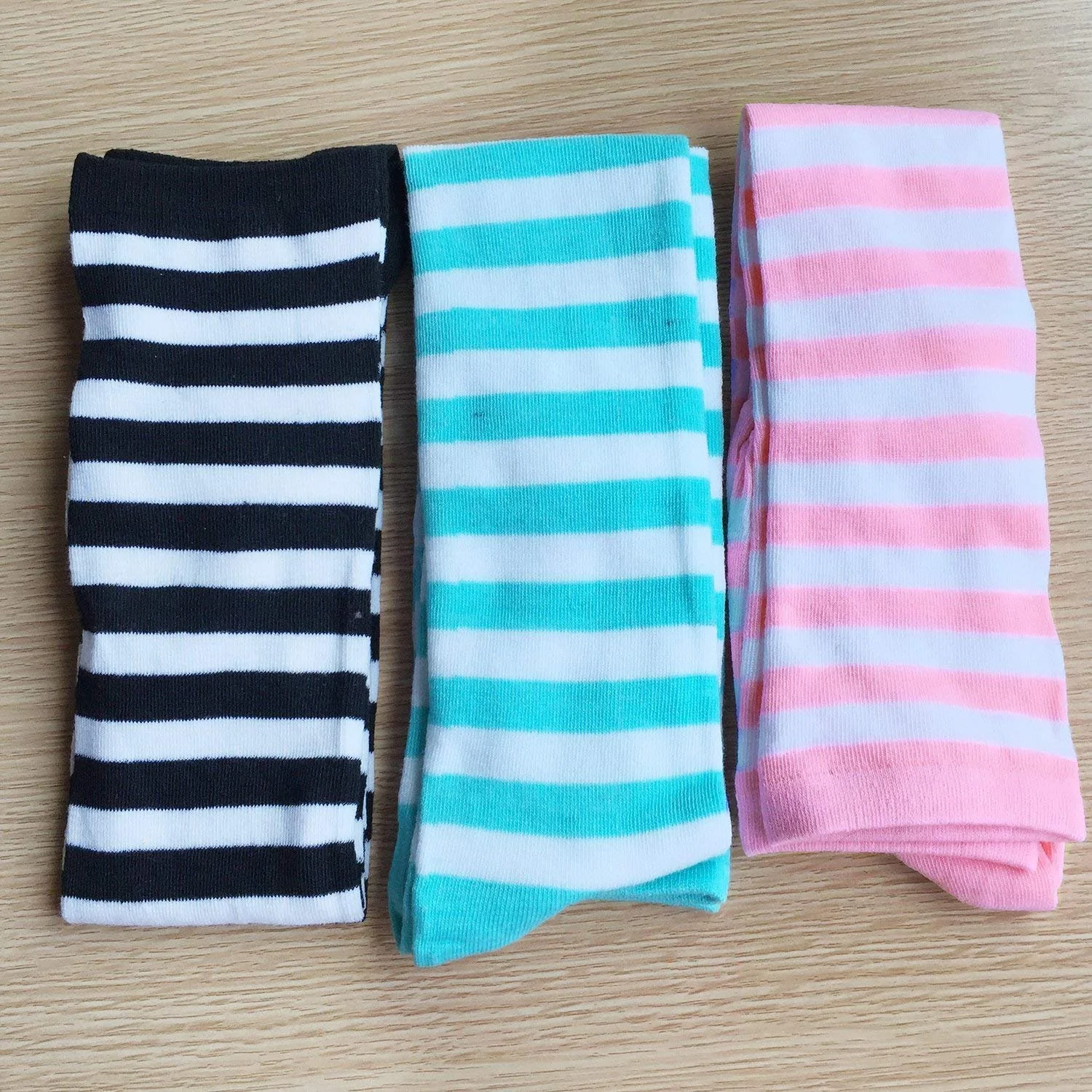 Гольфы DRESHOW Overknee, 3 пары, длинные полосатые носки, вязаные спортивные носки для школьников, фото №6 Гольфы DRESHOW Overknee, 3 пары, длинные полосатые носки, вязаные спортивные носки для школьников, фото №6