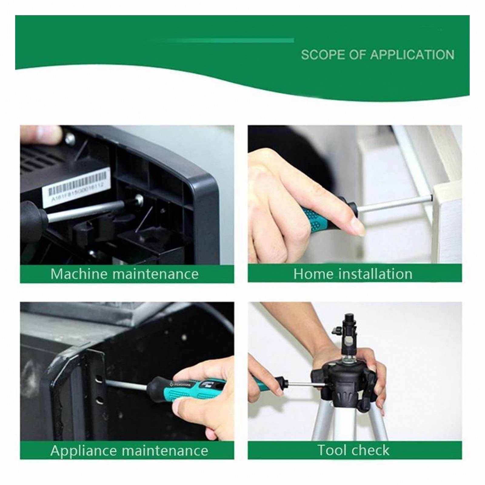 Набор отверток FHYTGBS 9 шт Torx Magnetic Multi-Bit Tools, фото №3