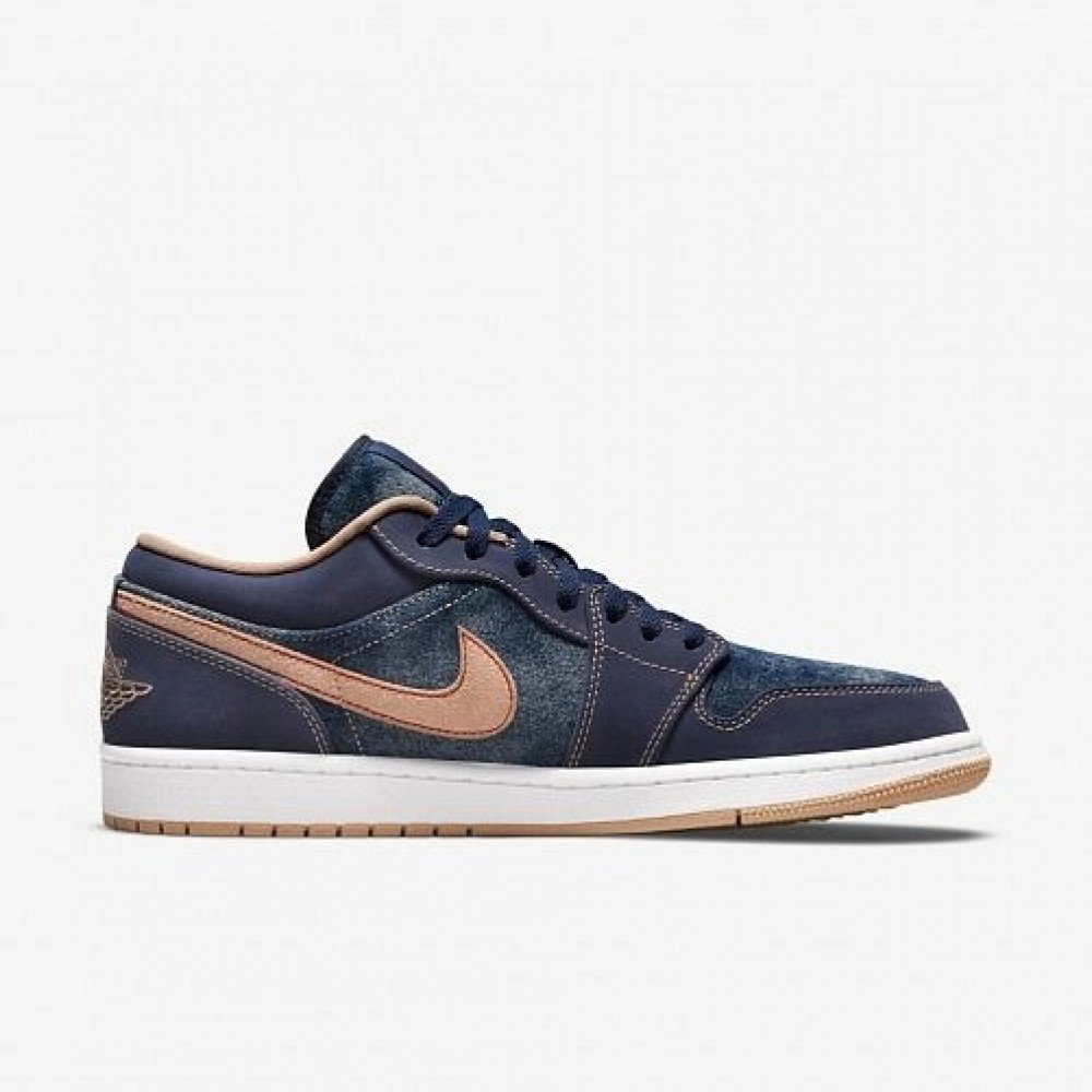 Кросівки Jordan 1 Low SE Denim 40.5, фото №4