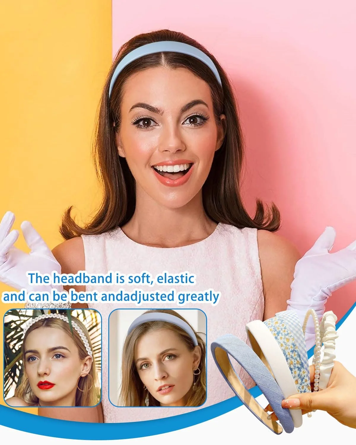 Набор женских обручей 6 штук, фото №4