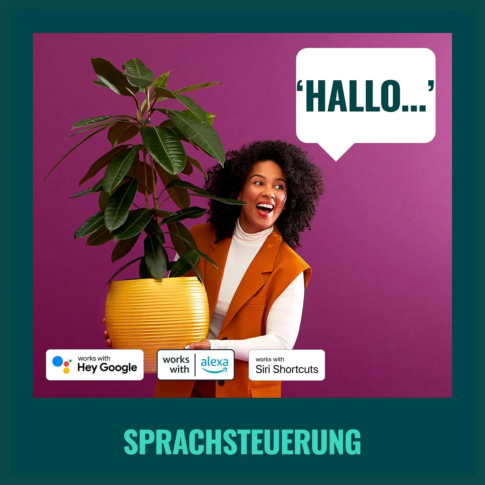 Настольная лампа WiZ Tunable White and Color Squire 620 лм WiFi RGB Диммируемая Белая, фото №6