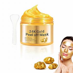 Маска для лица 24k Gold Peel Off, против морщин, омолаживающая, для ухода за кожей и красоты, для женщин, 120 мл - Фото 1