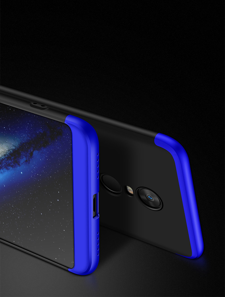 Чехлы для телефонов GKK 360 для Xiaomi Redmi 5 Plus (5.99") Бампер Black-Blue, фото №2 Чехлы для телефонов GKK 360 для Xiaomi Redmi 5 Plus (5.99") Бампер Black-Blue, фото №2