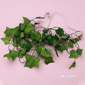 Светодиодная гирлянда ENLACE Искусственный плющ 20 LED 2 м Зеленый synthetic.ua - Фото 1