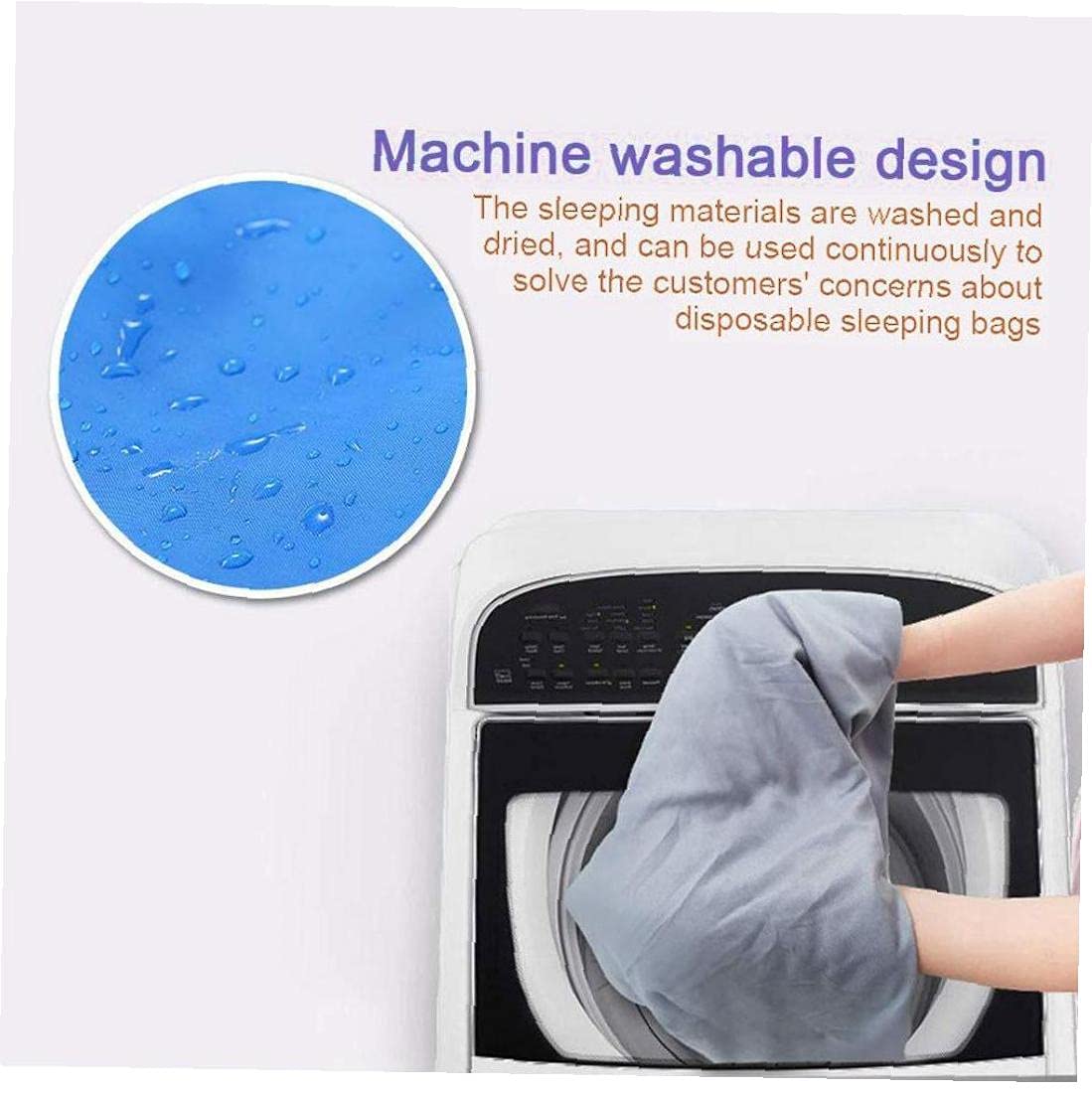 Спальний мішок MYVVKIA Lightweight Portable Camping Adult Seasons Синій, фото №3 Спальний мішок MYVVKIA Lightweight Portable Camping Adult Seasons Синій, фото №3