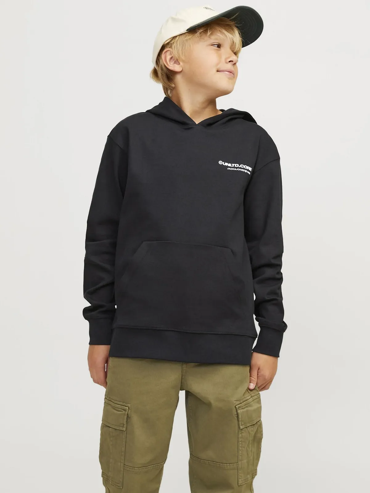 Толстовка з капюшоном JACK & JONES Jungen Jcoaero Print Sweat Hood Sn Jnr, фото №3