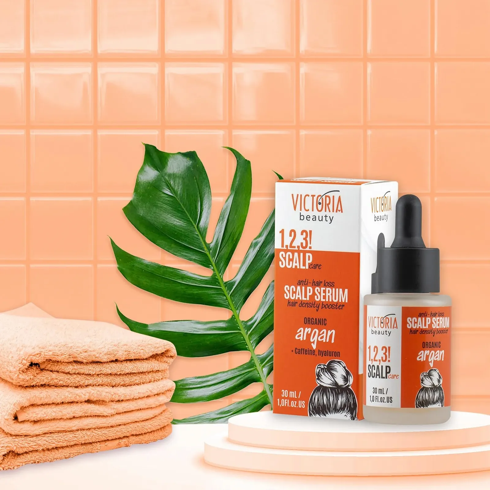 Сыворотка Victoria Beauty для кожи головы для роста волос с кофеином, аргановым маслом и гуараной, 30 мл, фото №7 Сыворотка Victoria Beauty для кожи головы для роста волос с кофеином, аргановым маслом и гуараной, 30 мл, фото №7