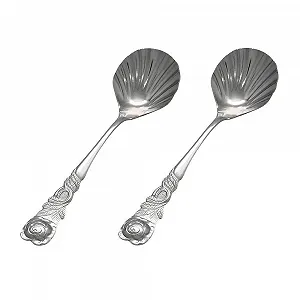 Ложка для сахара GRÄWE Набор 2 шт Розовое украшение - Фото 1