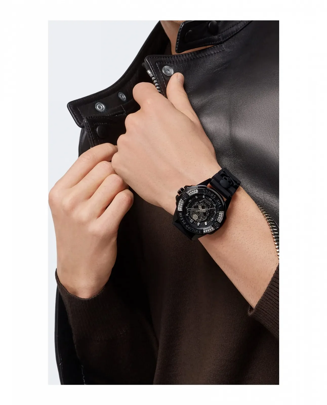 Часы Philipp Plein Мужские Аналоговые Кварцевые Ремешок Силиконовый, фото №5 Часы Philipp Plein Мужские Аналоговые Кварцевые Ремешок Силиконовый, фото №5