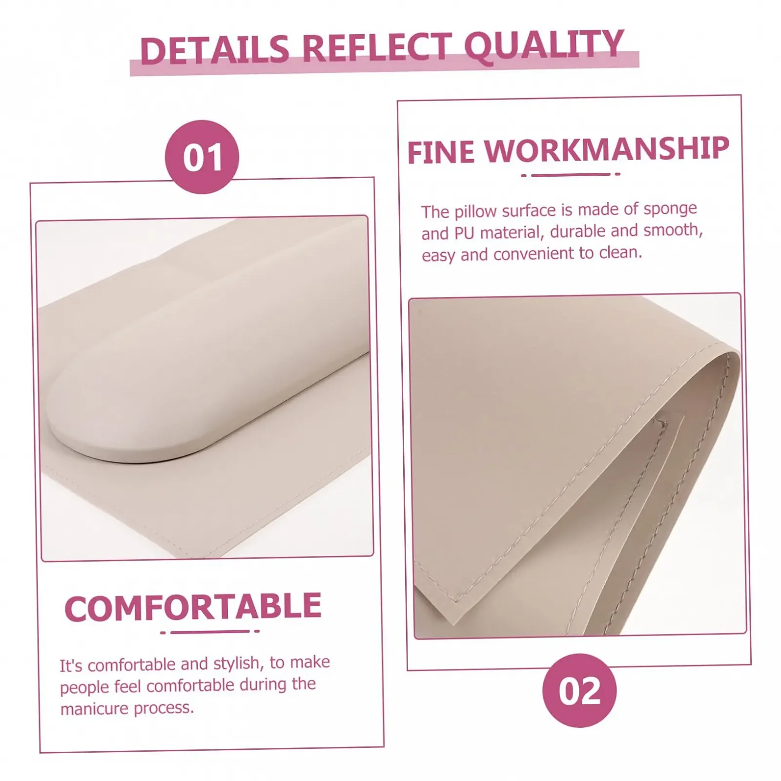 Підставка для рук для манікюру Ipetboom з килимком для столу., фото №4