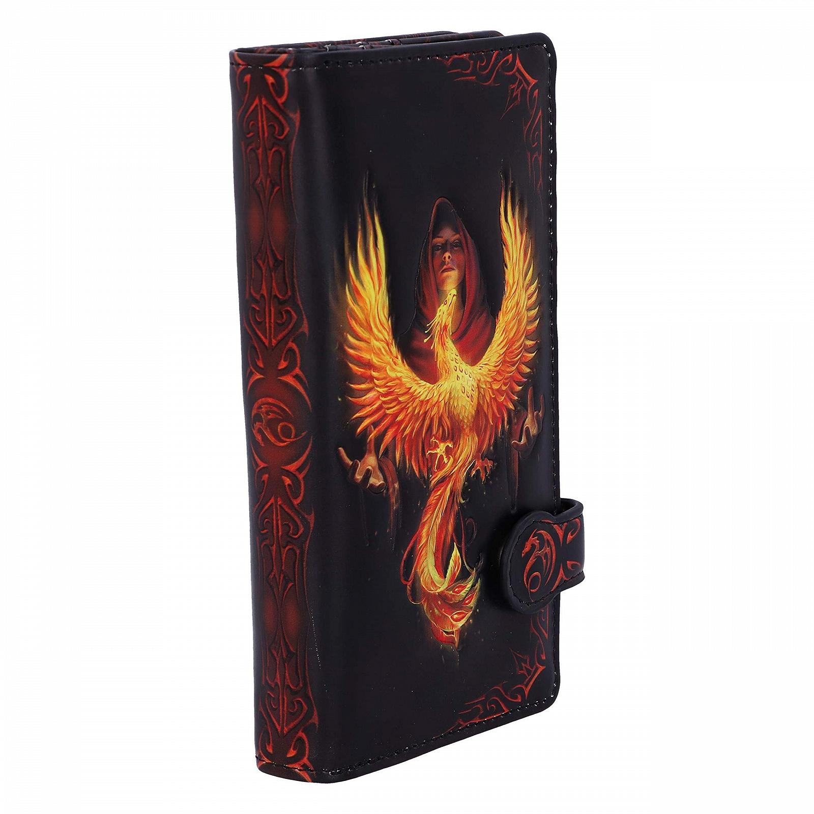 Кошелек Anne Stokes Phoenix Rising Mythical Bird Embossed Черный 18.4 см Полиуретан, фото №4
