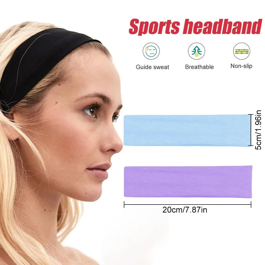 Пов'язка на голову для йоги, фото №2