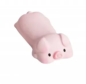 Ергономічний килимок для миші підставка під зап'ястя Pig 1 шт Рожевий - Фото 1