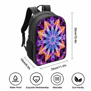 Рюкзак DPEOANEBN Flower 3D, Набір для дітей, Великі кишені, Шкільний ранець, Подарунки до школи, 40x28x16 см synthetic.ua - Фото 1