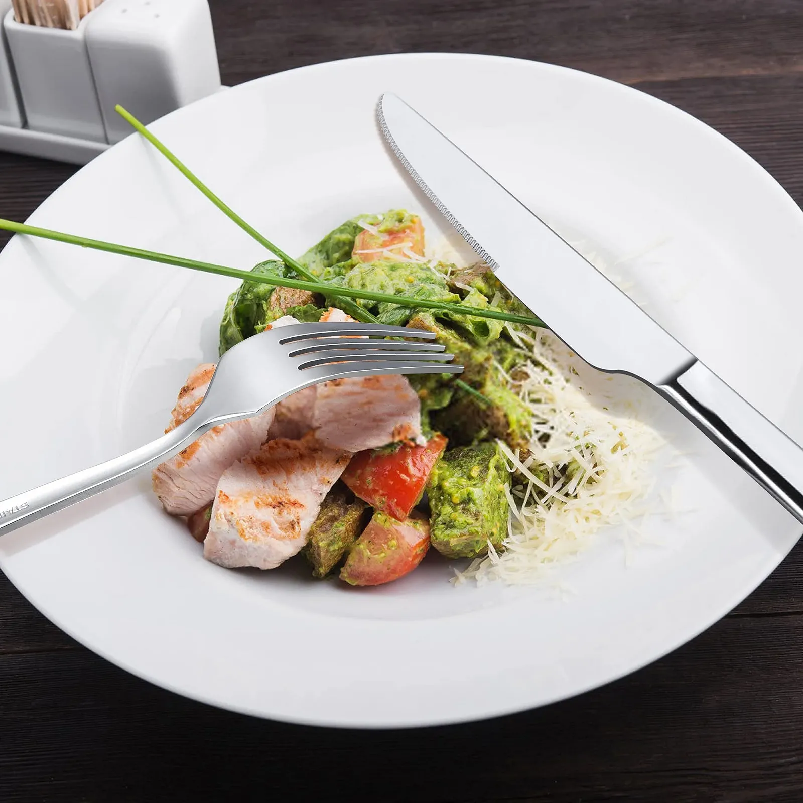 Набір столових приборів Herogo, 32 предмети для 8 осіб, з нержавіючої сталі, фото №6 Набір столових приборів Herogo, 32 предмети для 8 осіб, з нержавіючої сталі, фото №6