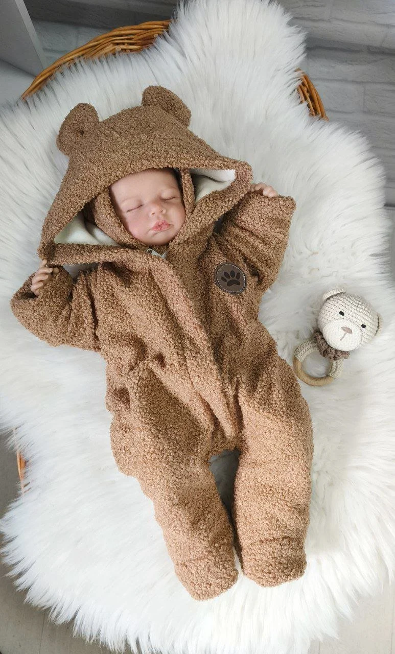 Теплий набір для новонародженогоТедді коричневий, фото №2