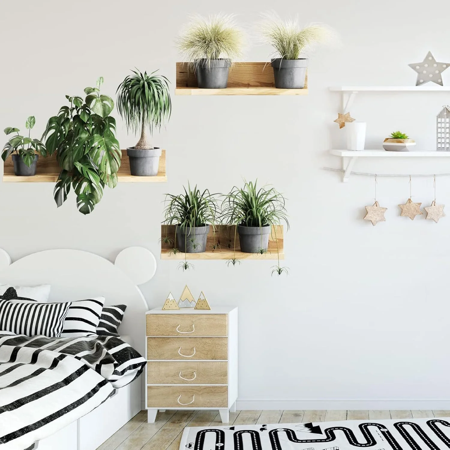 Наклейка на стіну 3D Бонсай в горщику PVC, фото №3