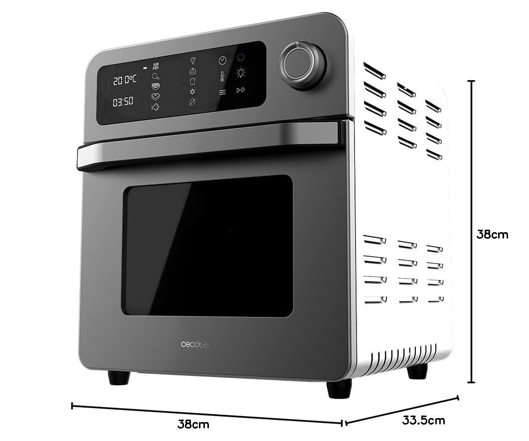 Печь-мультипечь Cecotec Bake&Fry 1500 Touch 15 л 1700 Вт из нержавеющей стали, фото №10 Печь-мультипечь Cecotec Bake&Fry 1500 Touch 15 л 1700 Вт из нержавеющей стали, фото №10