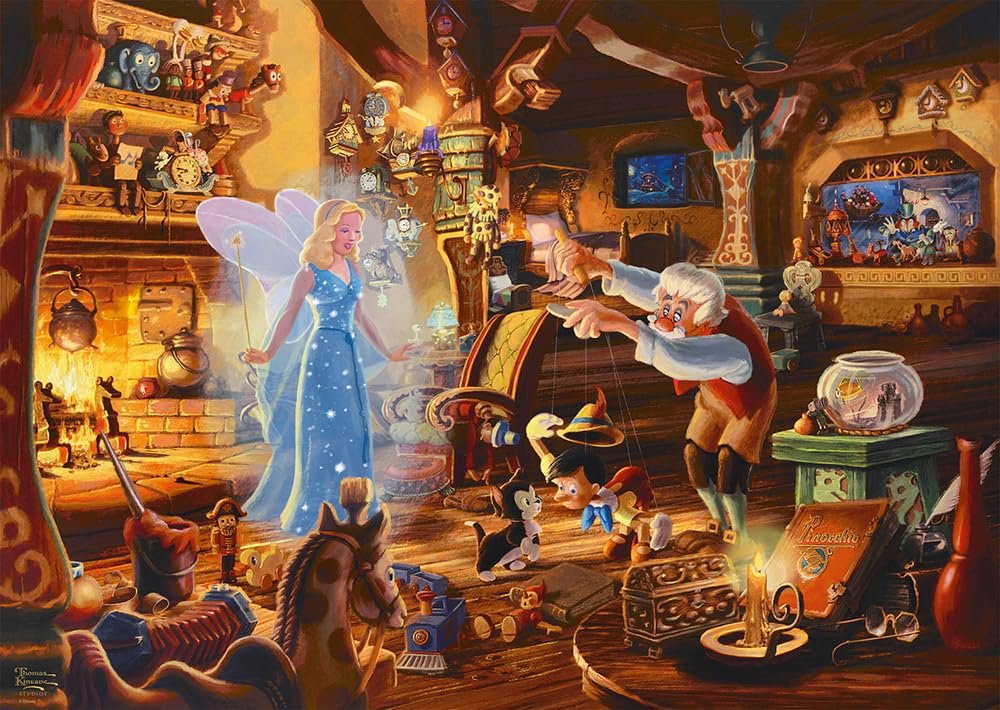Пазл Schmidt Spiele Thomas Kinkade Disney Geppettos Pinocchio 57526 1000 деталей Цветной, фото №1
