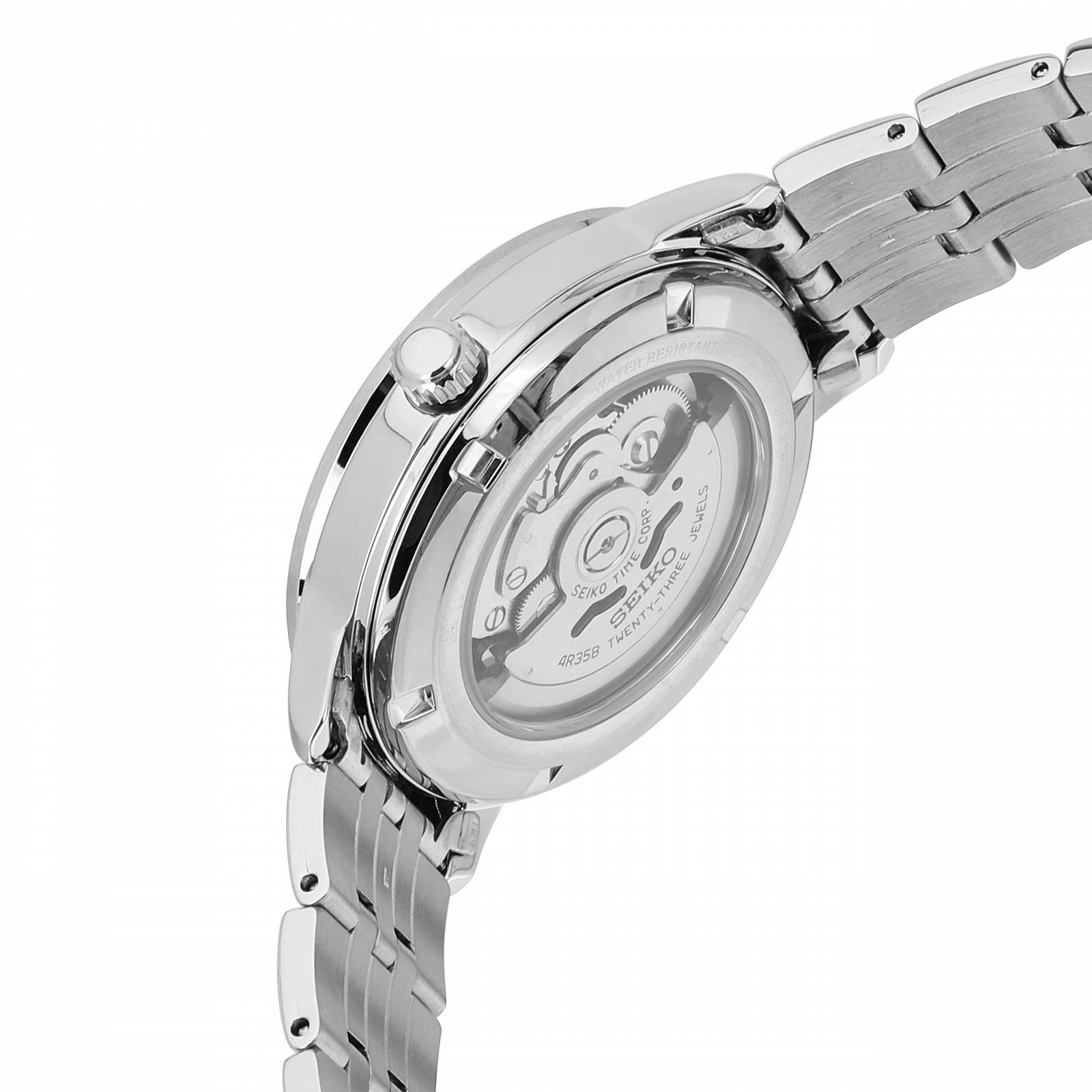 Мужские аналоговые часы Seiko SRPH87K1, серебристый, браслет, фото №3